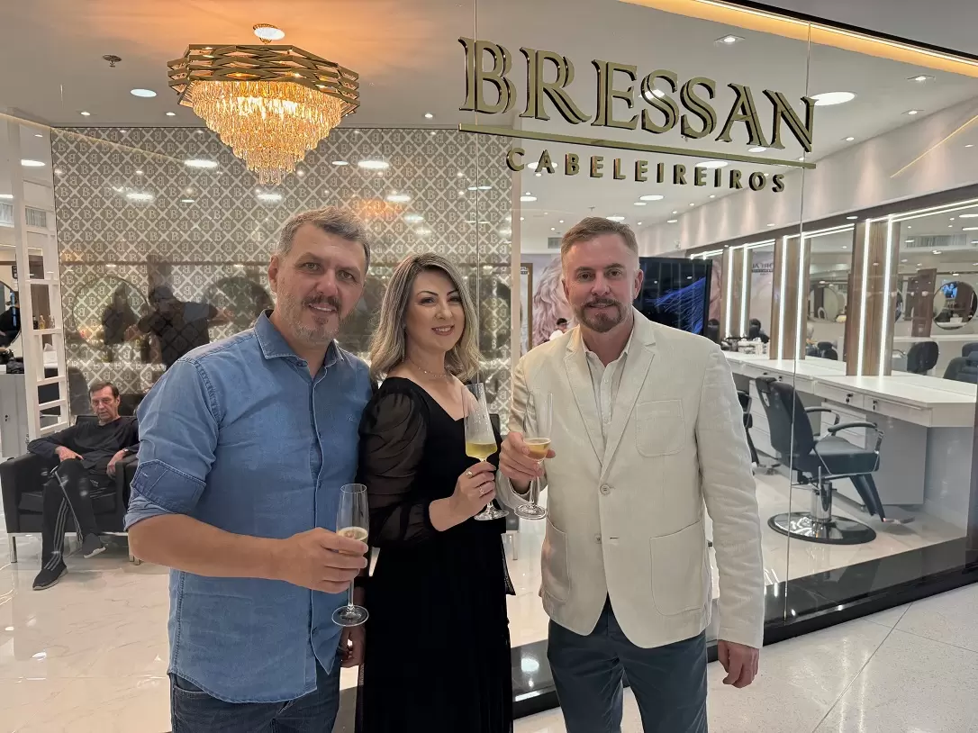 Parceria de sucesso: Bressan inaugura salão no novo Piso L3 do Villa Romana Shopping