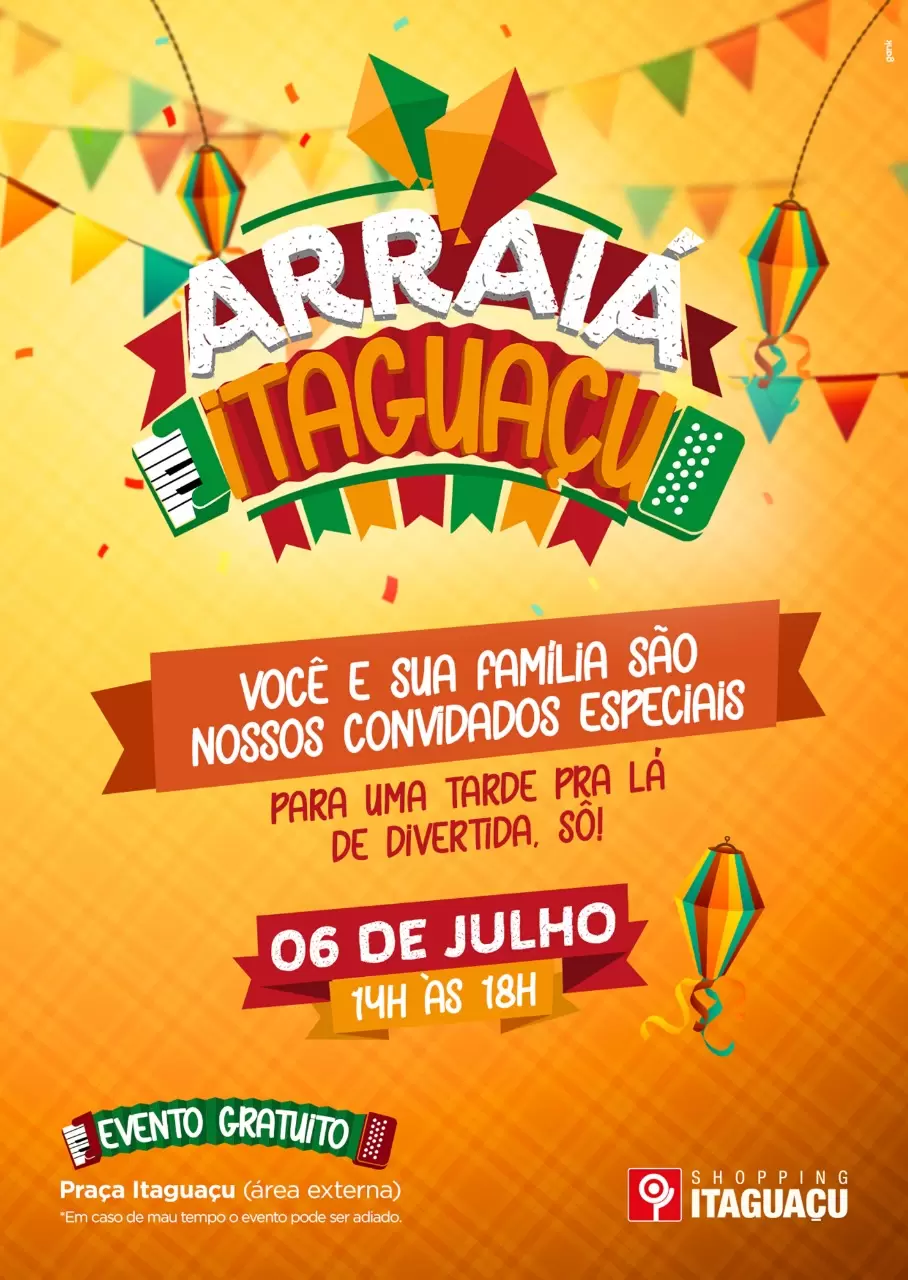 Shopping Itaguaçu promove 3° Arraiá com muitas atrações e comidas típicas