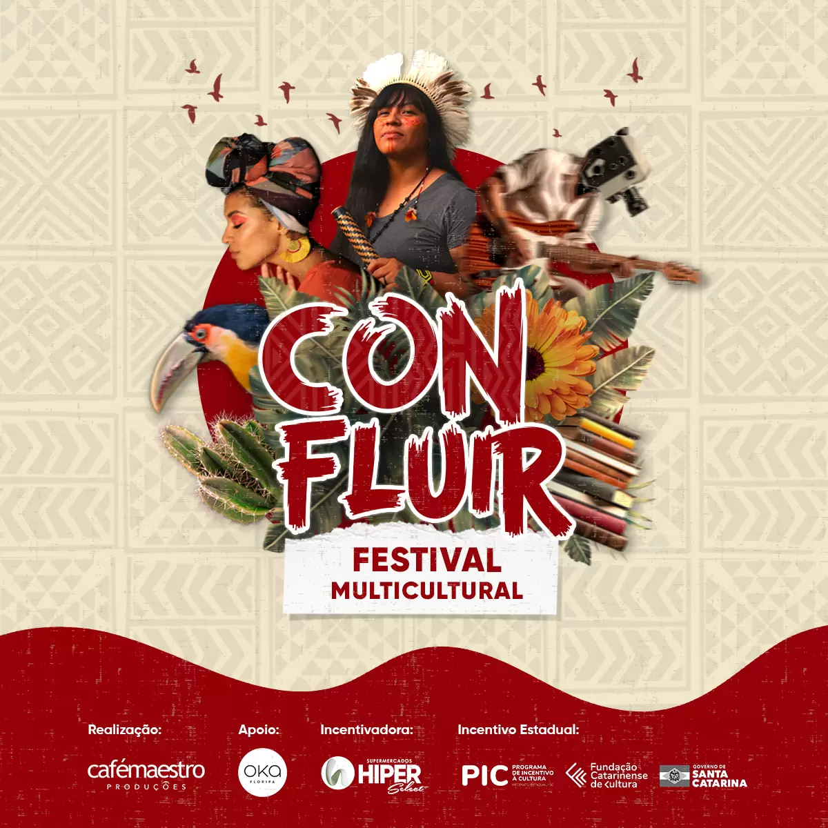 CONFLUIR FESTIVAL MULTICULTURAL CELEBRA A CULTURA INDÍGENA EM FLORIANÓPOLIS A PARTIR DESTE SÁBADO