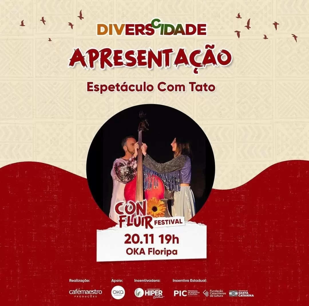 CONFLUIR FESTIVAL PROMOVE A INCLUSÃO ARTÍSTICA COM O ESPETÁCULO “COM TATO”, PROTAGONIZADO POR BAILARINA SURDA E MÚSICO CEGO