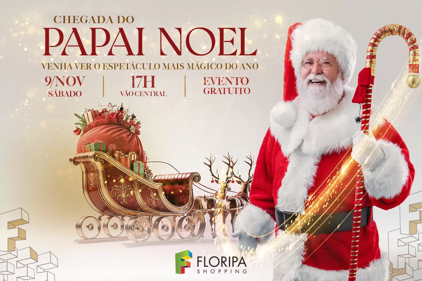 Papai Noel no Floripa Shopping 