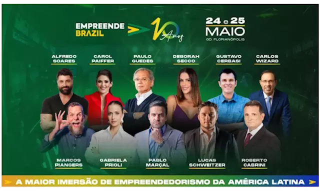 Credenciamento para Empreende Brazil Conference pode ser feito no Villa Romana Shopping 