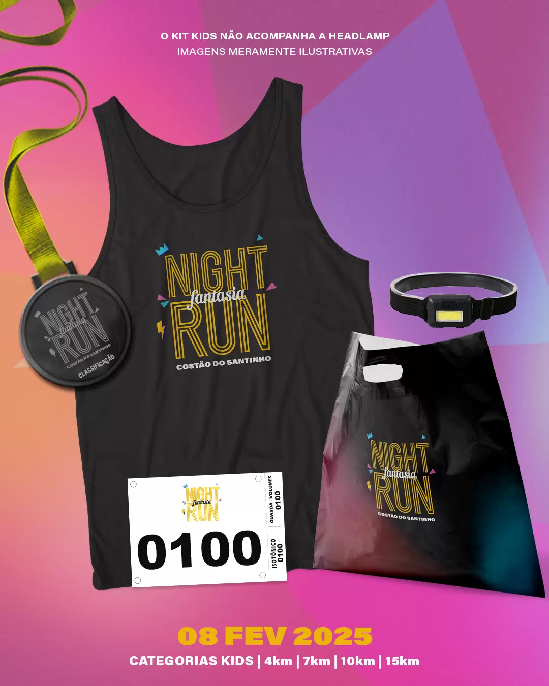 Night Run Costão do Santinho 2025 anuncia 80% das vagas preenchidas