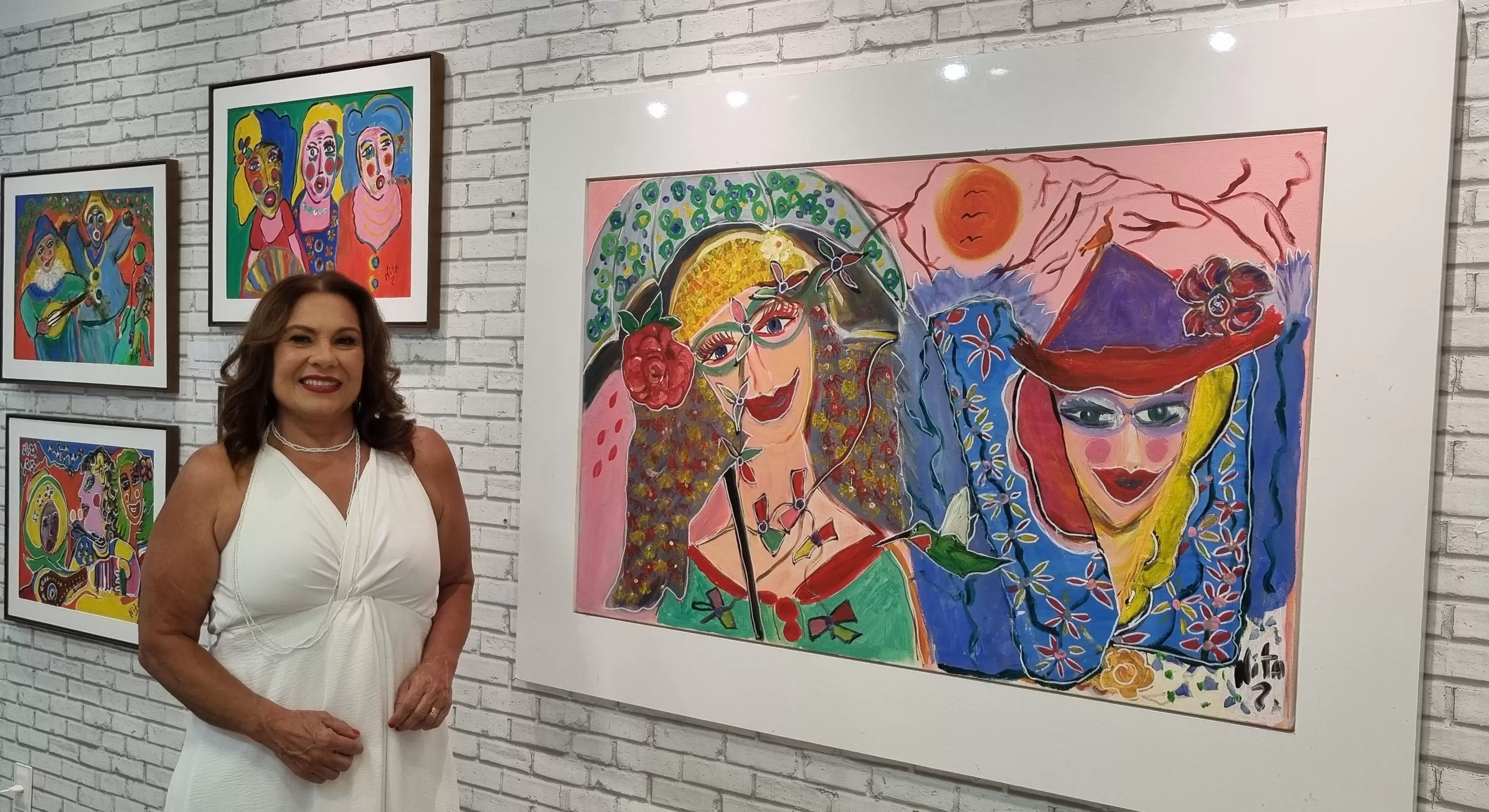 Espaço OPEN Cultura, do Jurerê OPEN, recebe exposição de Nita Faces Brasil