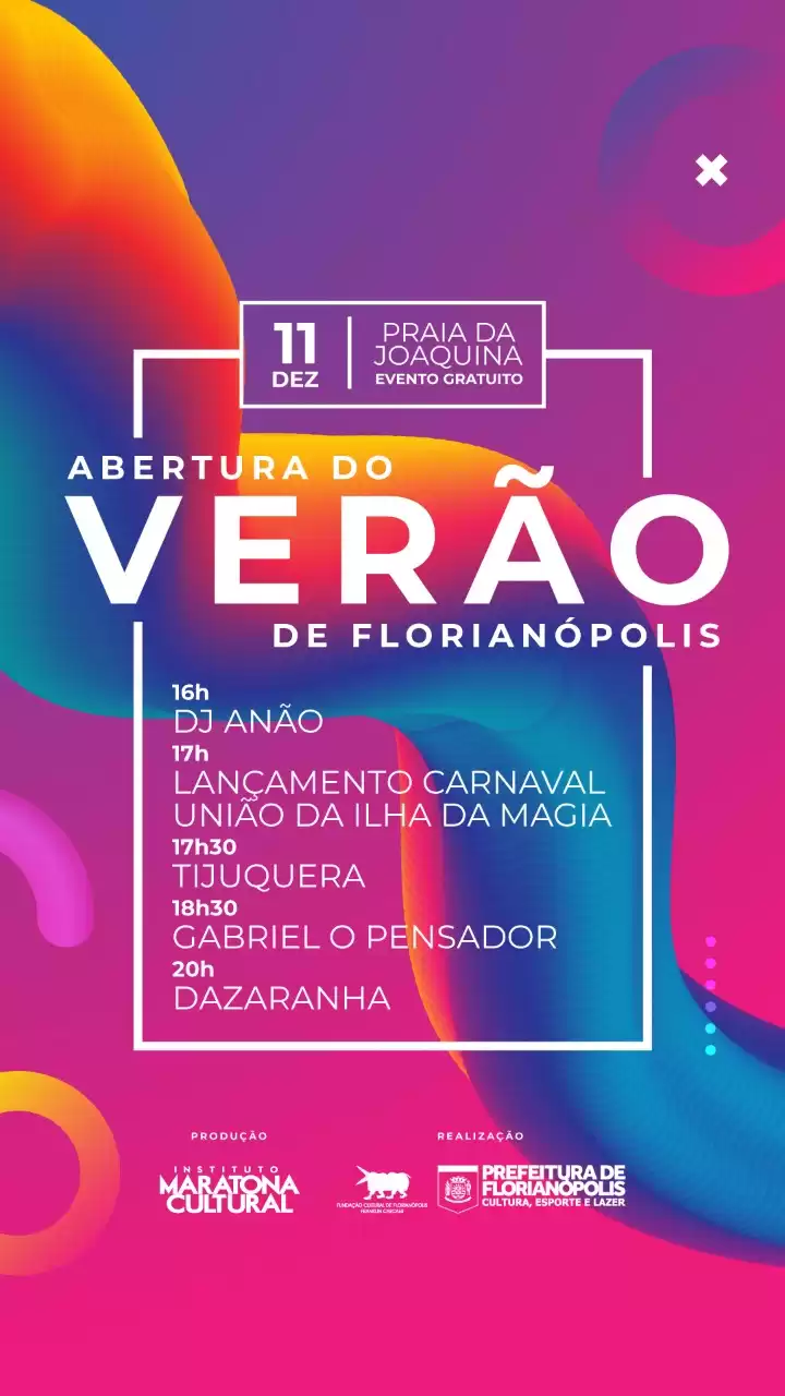 Abertura do verão de Florianópolis terá programação especial na Praia da Joaquina