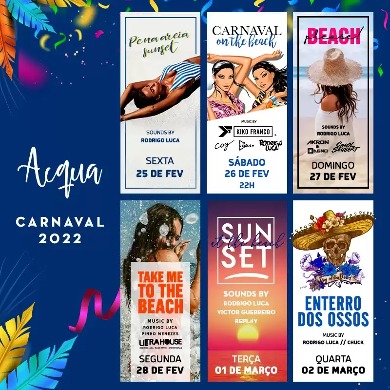 Acqua apresenta programação especial para o carnaval