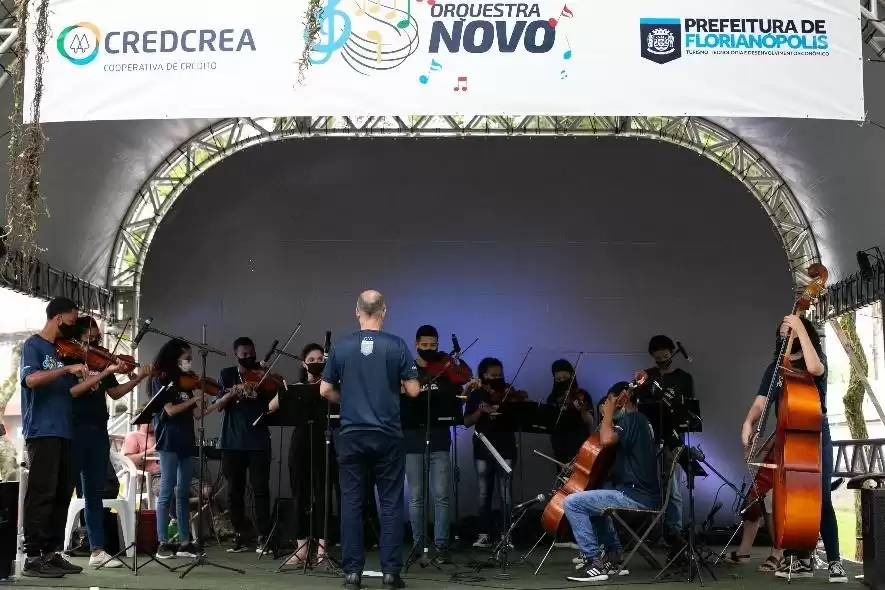  CREDCREA promove nova apresentação da Orquestra Novo Alvorecer 