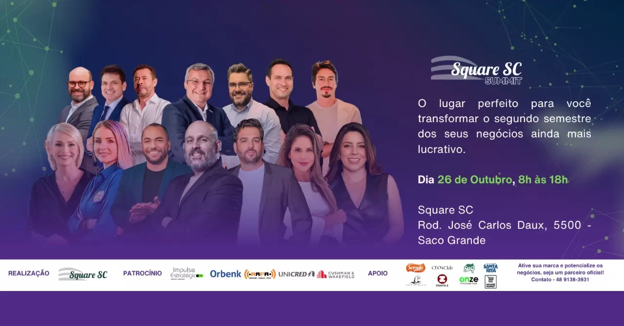 Contagem Regressiva: Faltam menos de 10 Dias para o Square SC Summit em Florianópolis