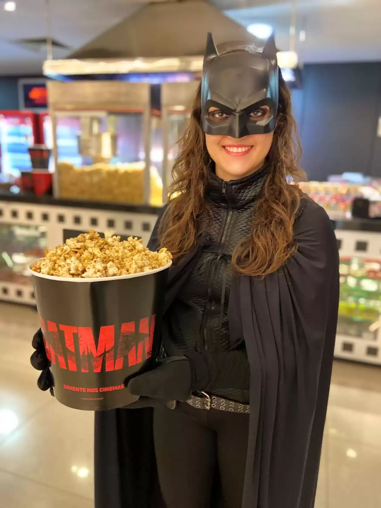 Elas pagam meia entrada no cinema no Dia Internacional da Mulher no Itajaí Shopping