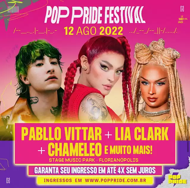 FESTIVAL POP PRIDE CELEBRA A DIVERSIDADE EM FLORIPA