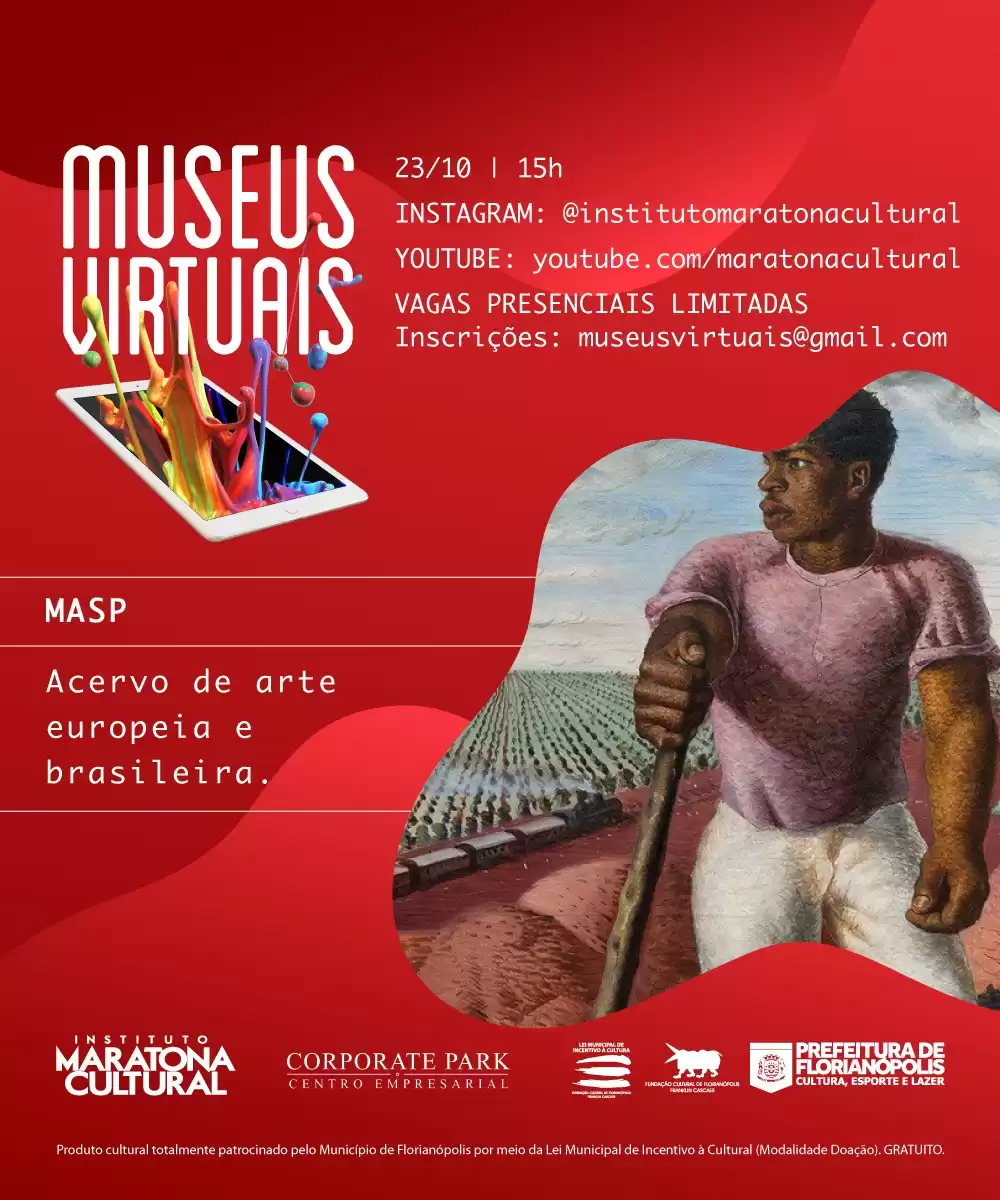 Museu de Arte de São Paulo é o destino da próxima sessão do projeto Museus Virtuais