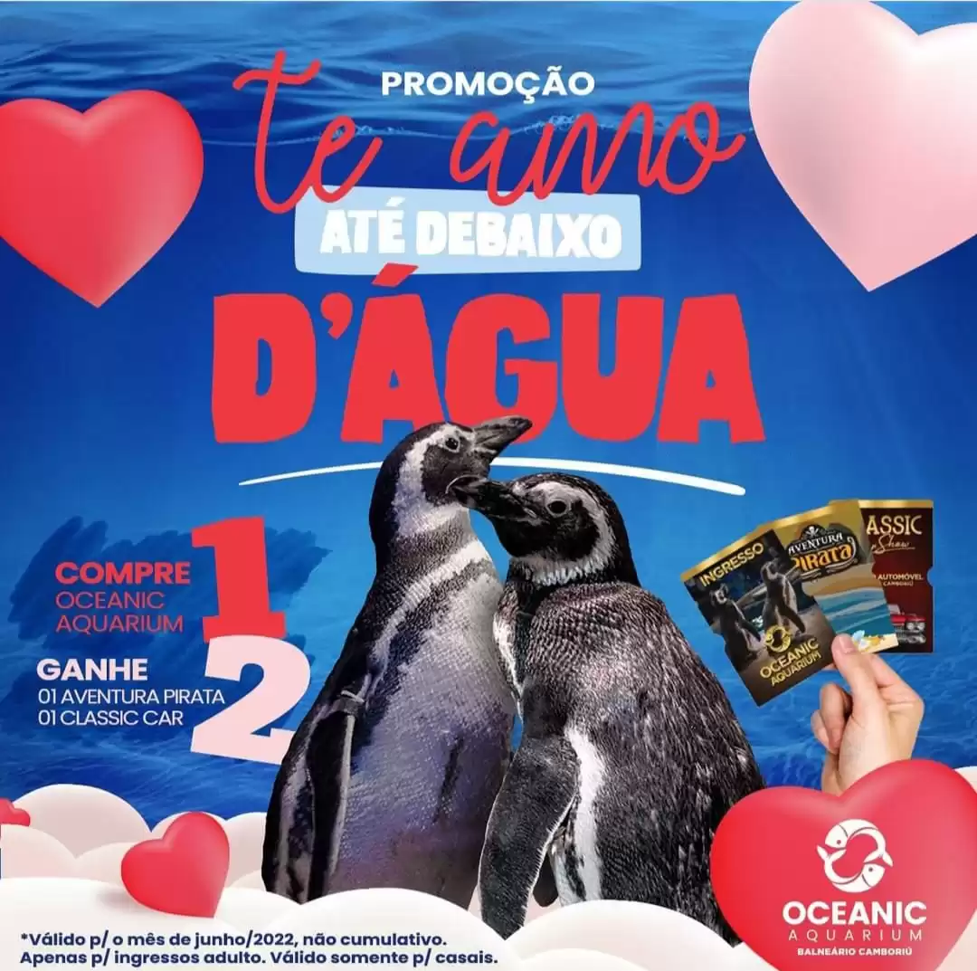 Promoção ‘Te amo até debaixo d'água’