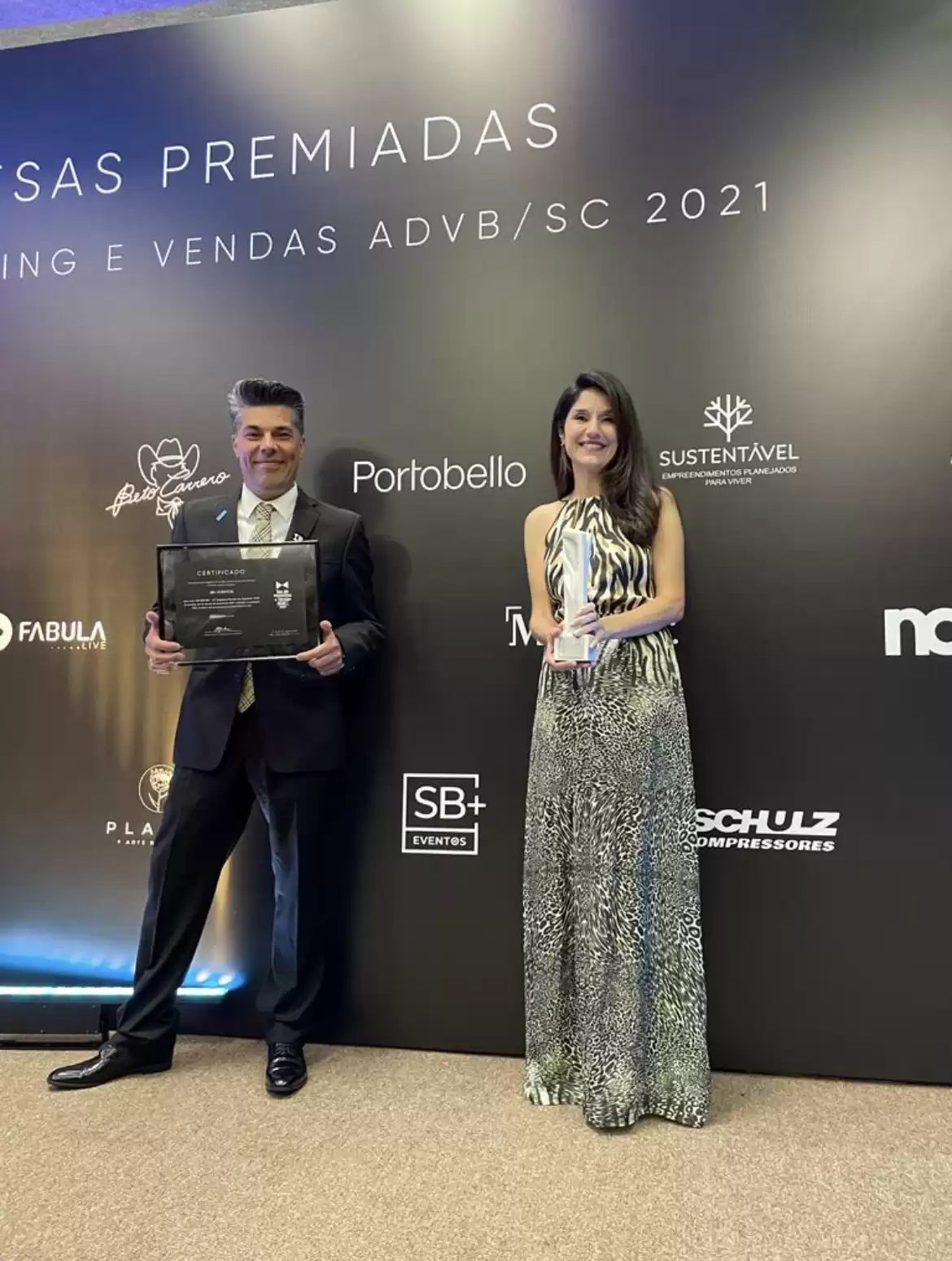 SB+ Eventos vence o TOP de Marketing ADVB Santa Catarina