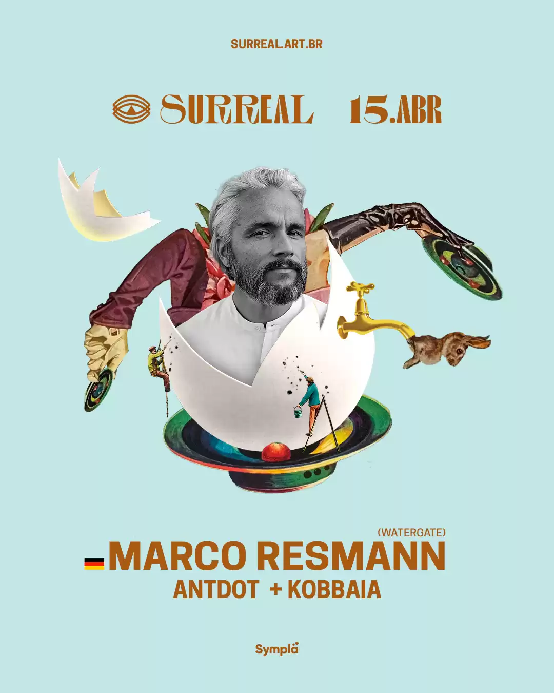 SURREAL PARK APRESENTA MARCO RESMANN (WATERGATE) NO FERIADO DA PÁSCOA