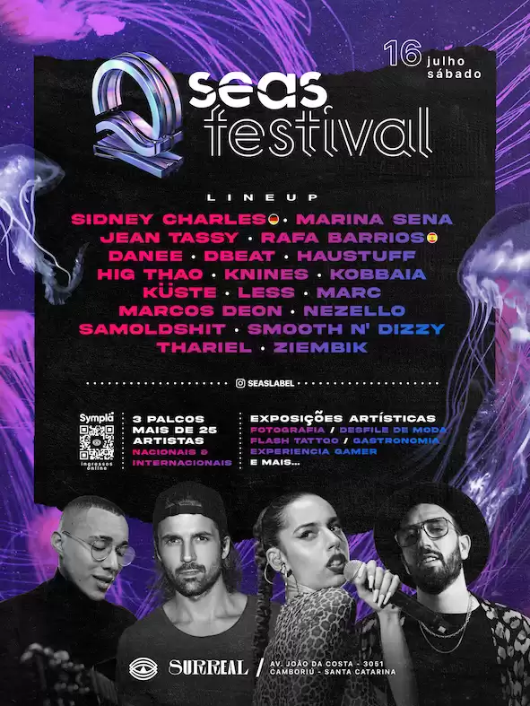 SURREAL PARK SERÁ CENÁRIO DO EVENTO MULTICULTURAL SEAS FESTIVAL 2022 NO SÁBADO, 16 DE JULHO