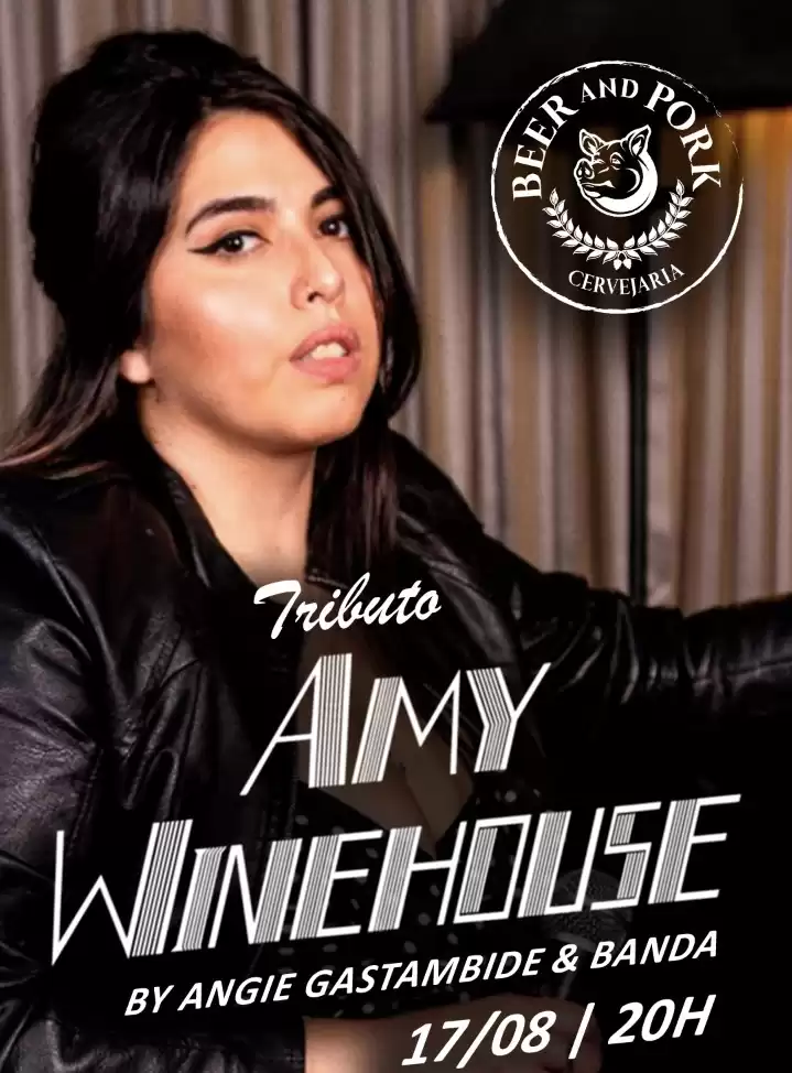 Tributo à Amy: casa em Coqueiros promove noite embalada por sucessos da britânica