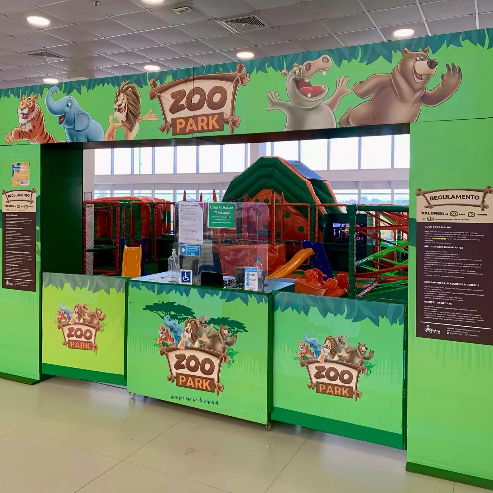 Zoo Park segue divertindo as crianças no Floripa Shopping